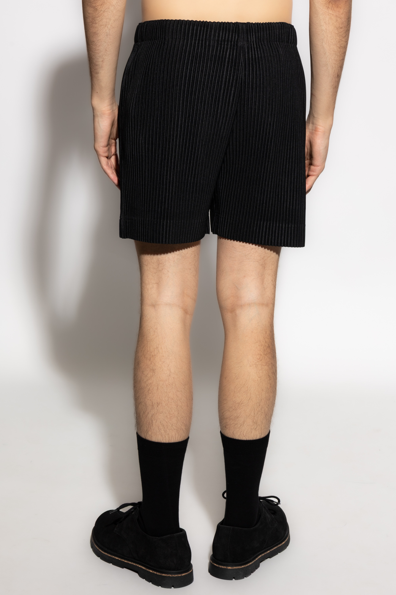 Czarny Plisowane szorty Homme Plissé Issey Miyake - Vitkac